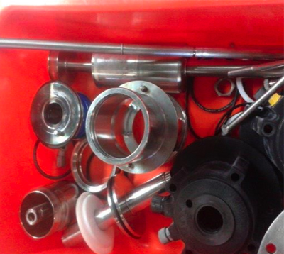 Dairy - process valve parts after Dairy - process valve parts after